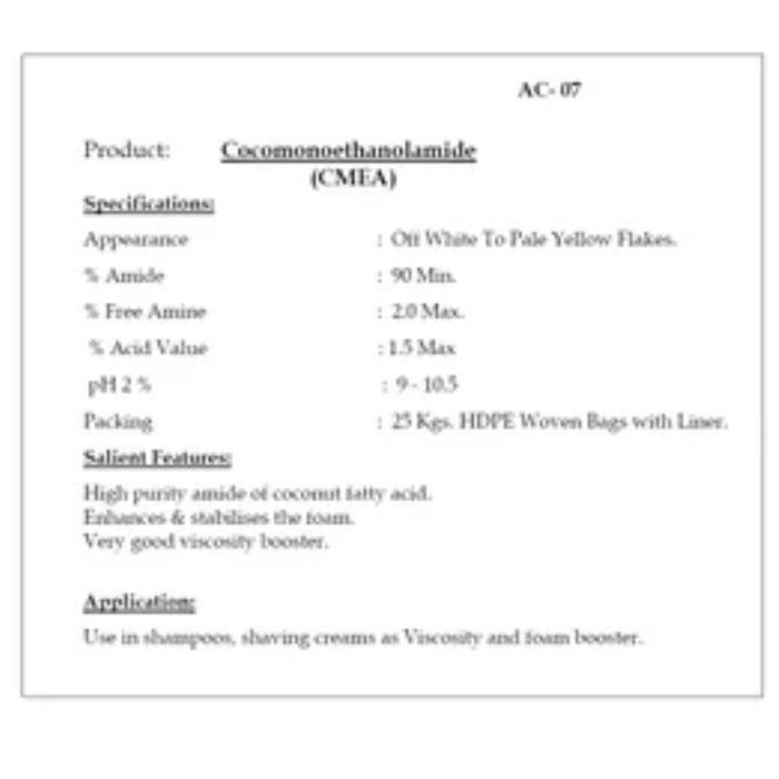 Coco Mono Ethanolamide CMEA - Image 4