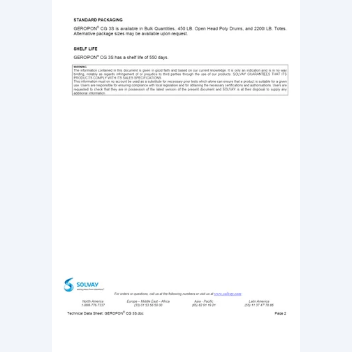 Sodium Cocoyl Glycinate (Geropon CG 3S) - Image 5